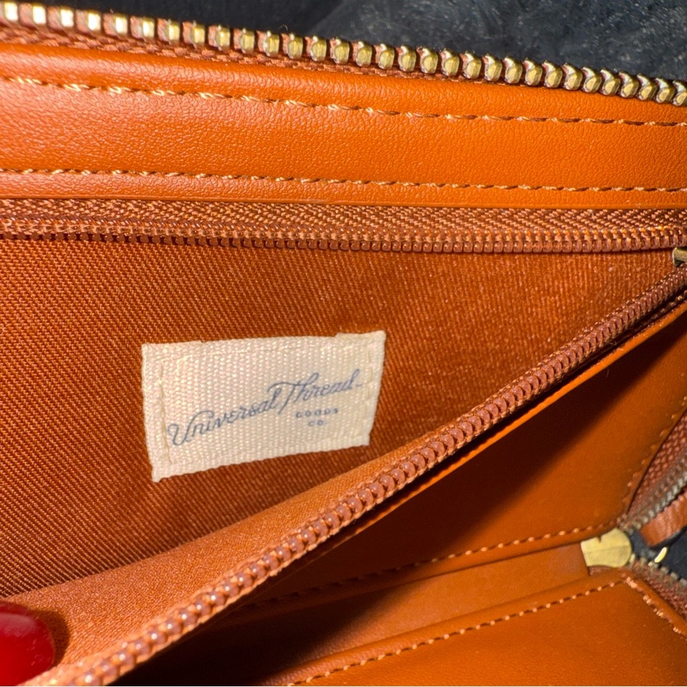 Universal Thread Burnt Orange Wallet - image 4